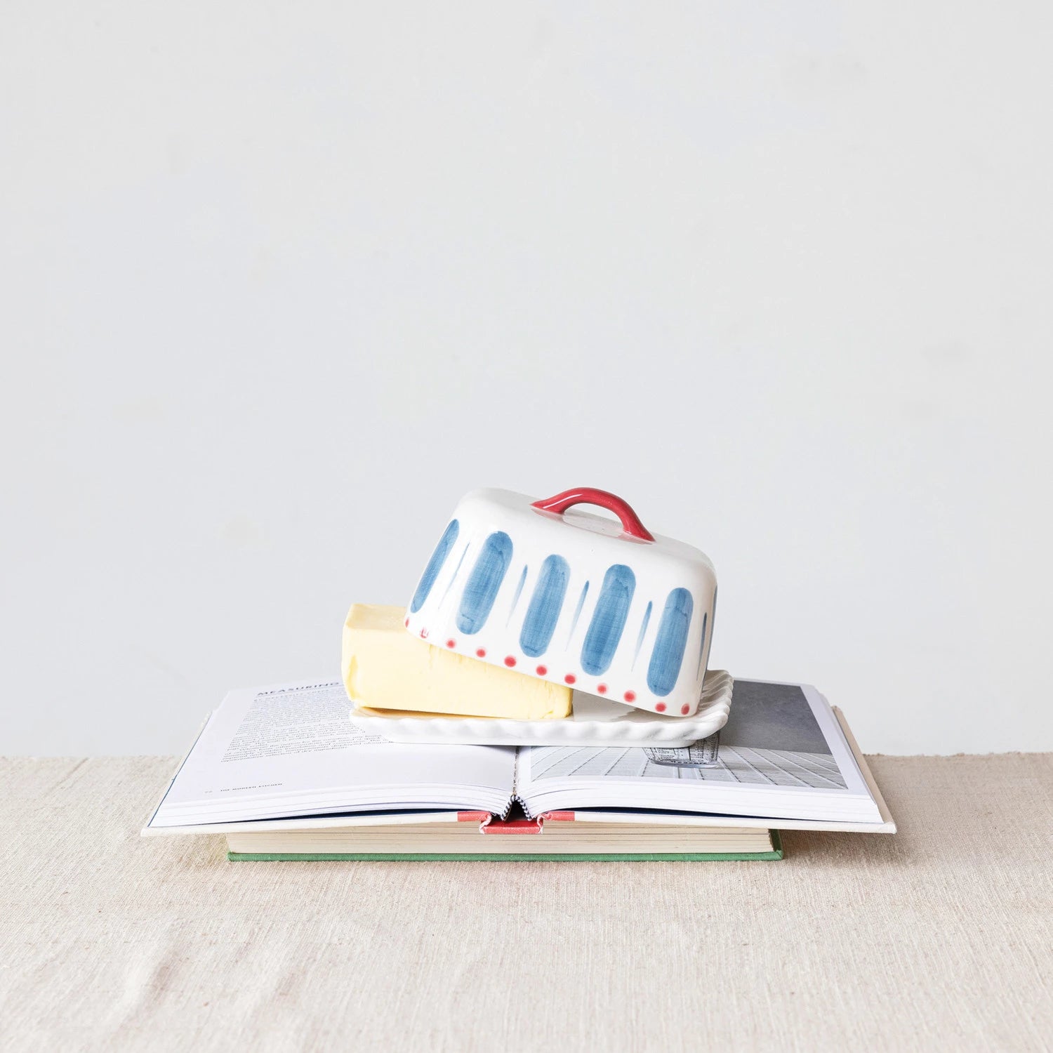 Scalloped Butter Dish