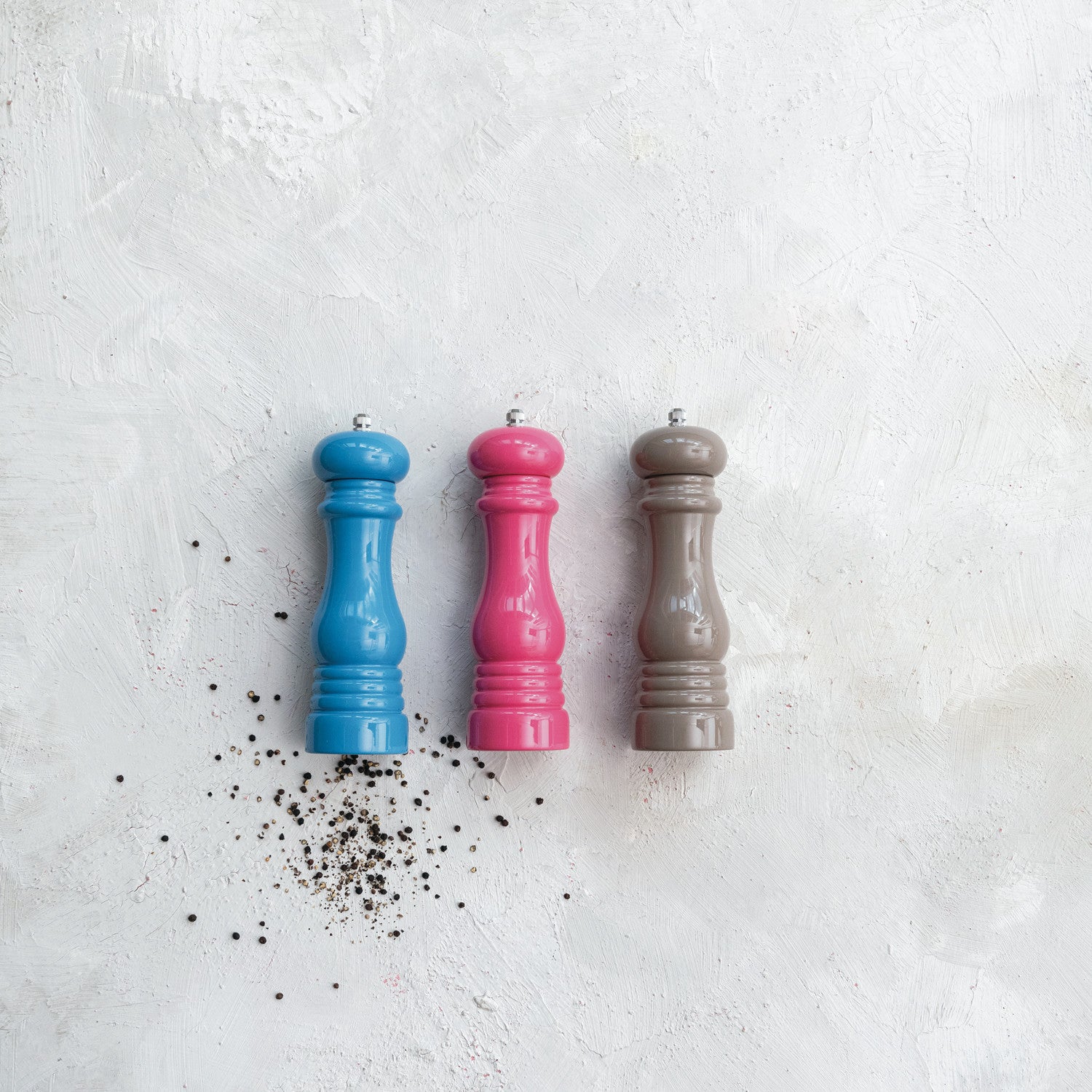 Enameled Salt and Pepper Mill