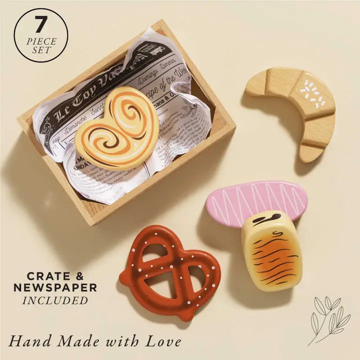 Bakery and Patisserie Wooden Market Crate