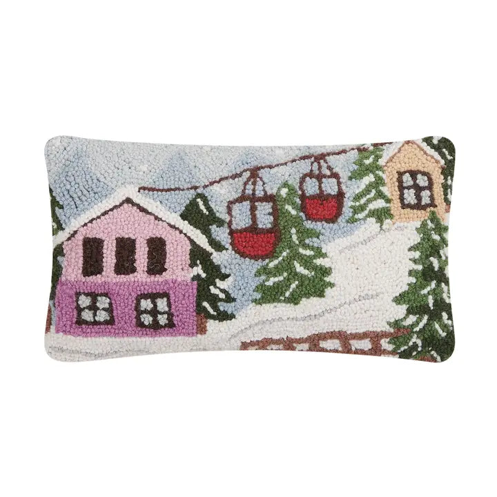 Ski Gondola Hook Pillow