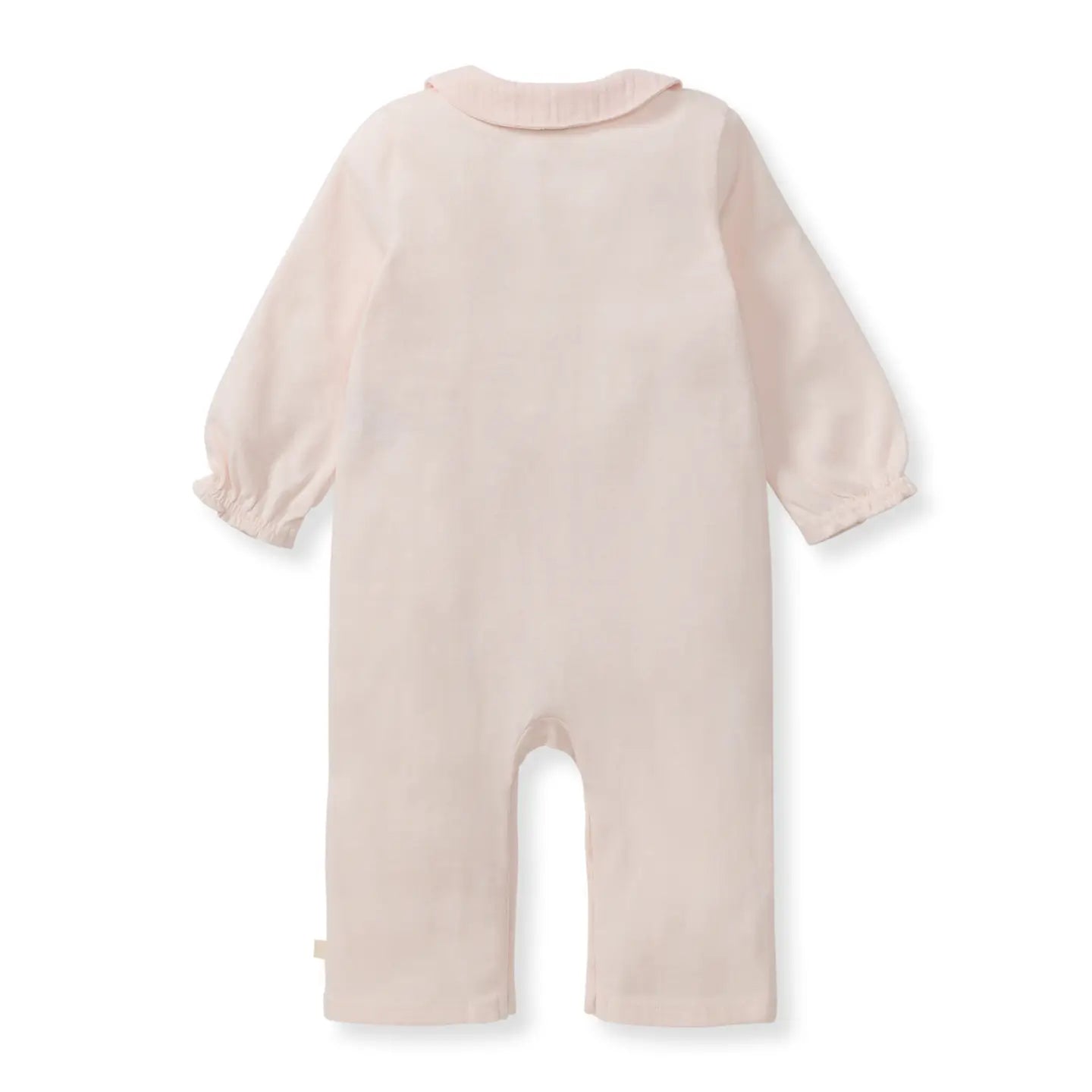 Muslin Collar Infant Girl Jumpsuit