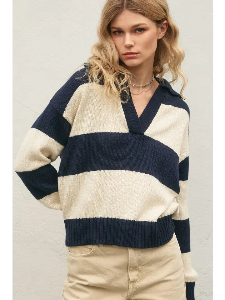 The Ashe Collared Sweater