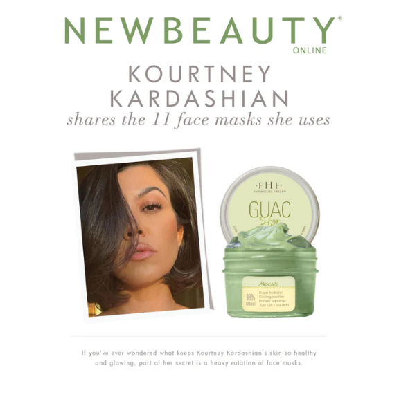 Product shoot of farmhouse fresh avocado hydrating mask
