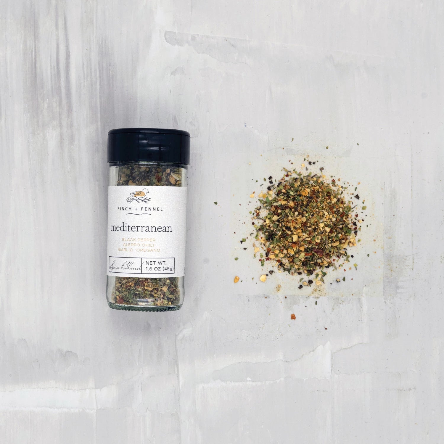 Product shoot of Mediterranean spice blend
