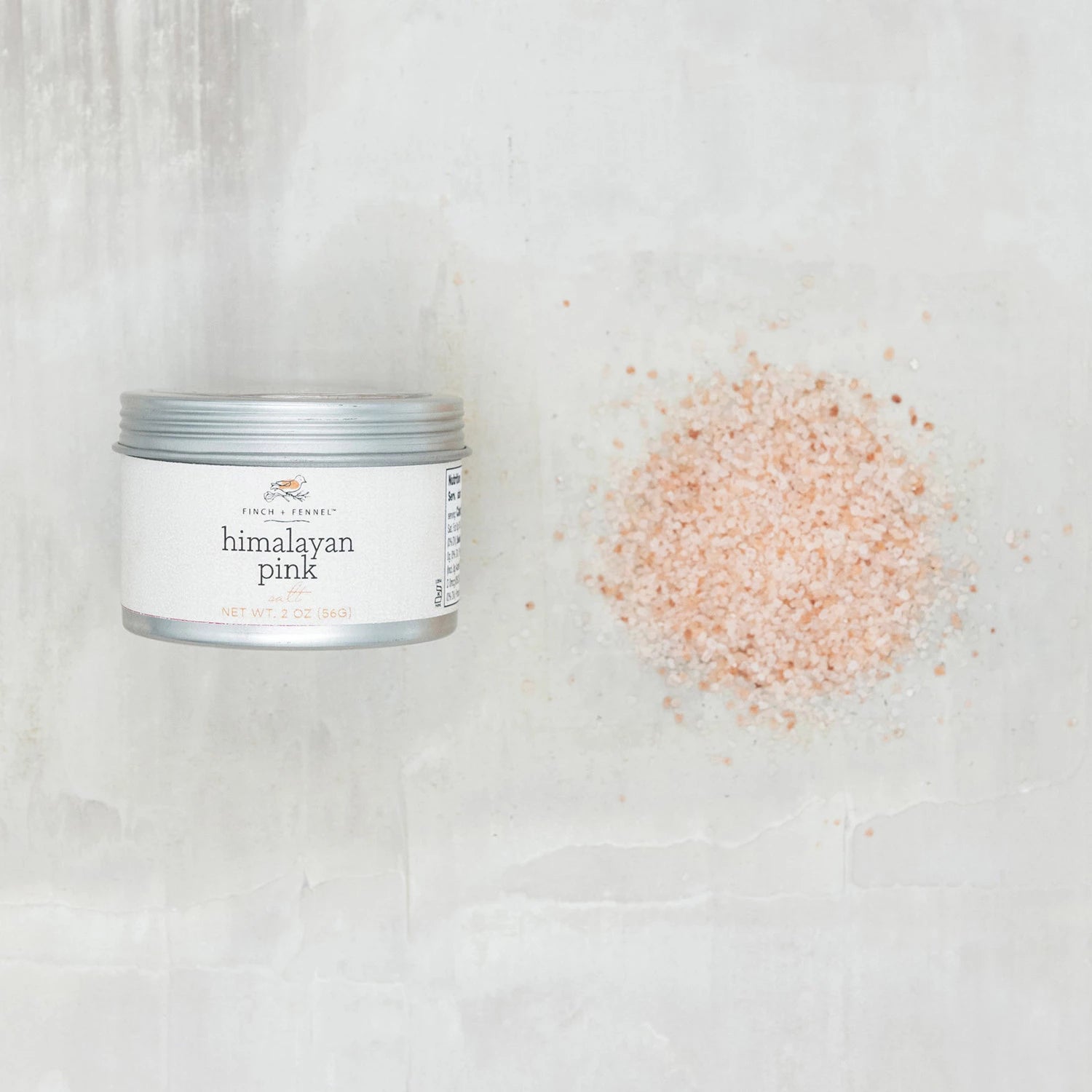 Product shoot of Himalayan pink salt