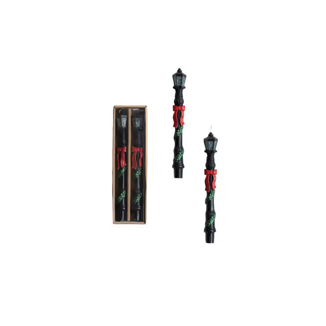 Unscented Winter Taper Candles