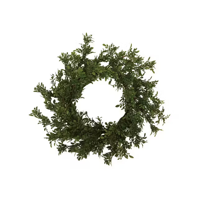 Faux Boxwood Wreath
