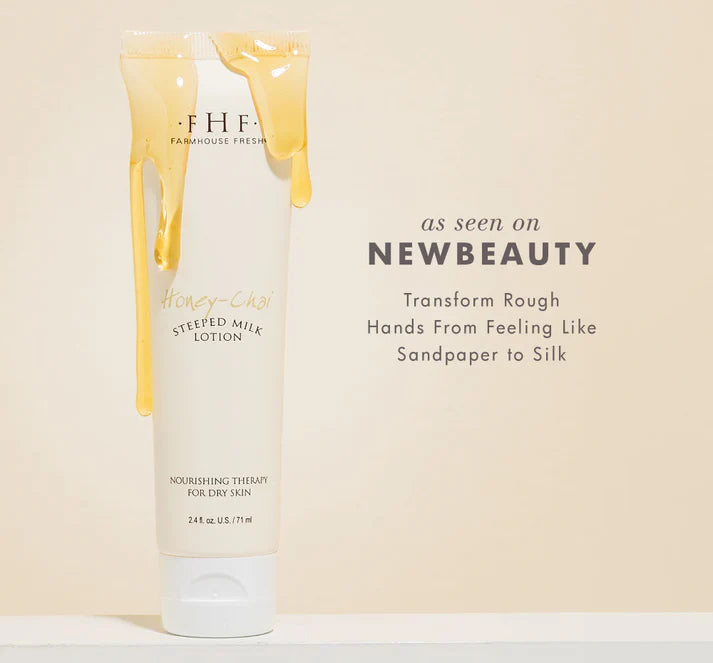 Honey-Chai Steeped Milk Lotion for Hands