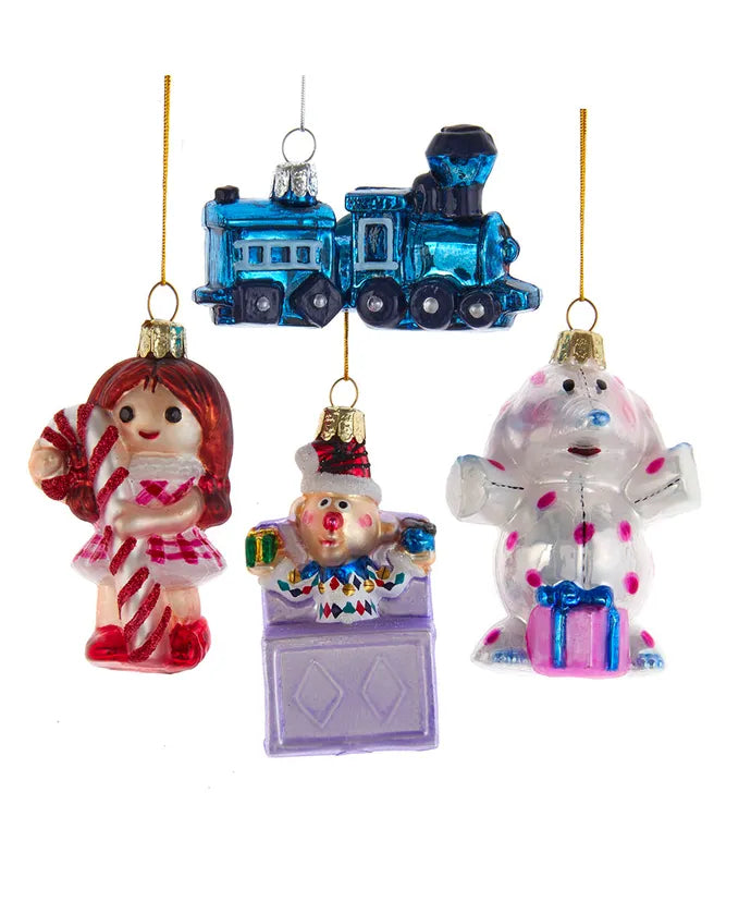 Rudolph Glass Misfit Toy Ornament