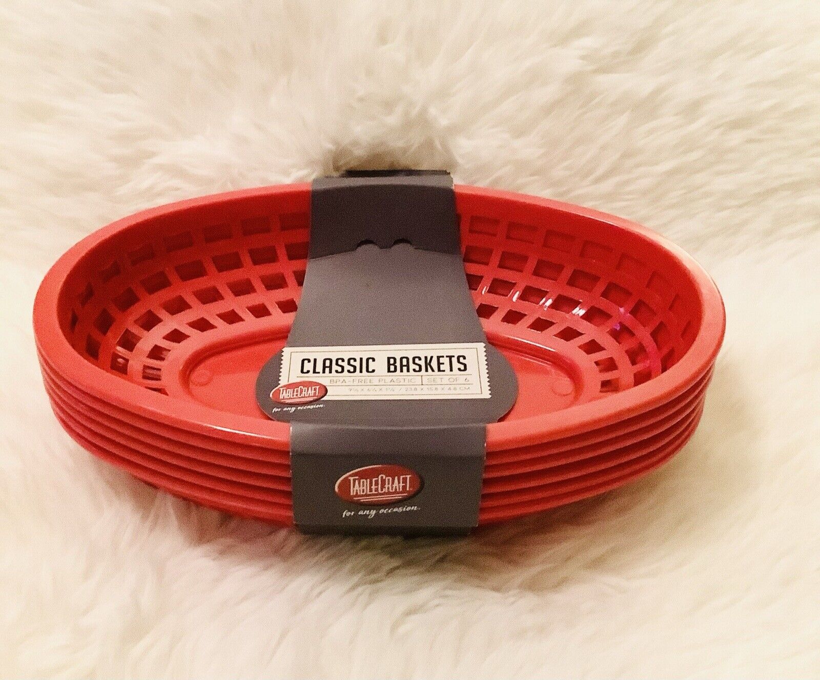 Red Oval Classic Basket