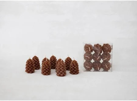 Unscented Pinecone Shaped Tealights
