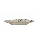Tree Pattern Reactive Glazed Plate