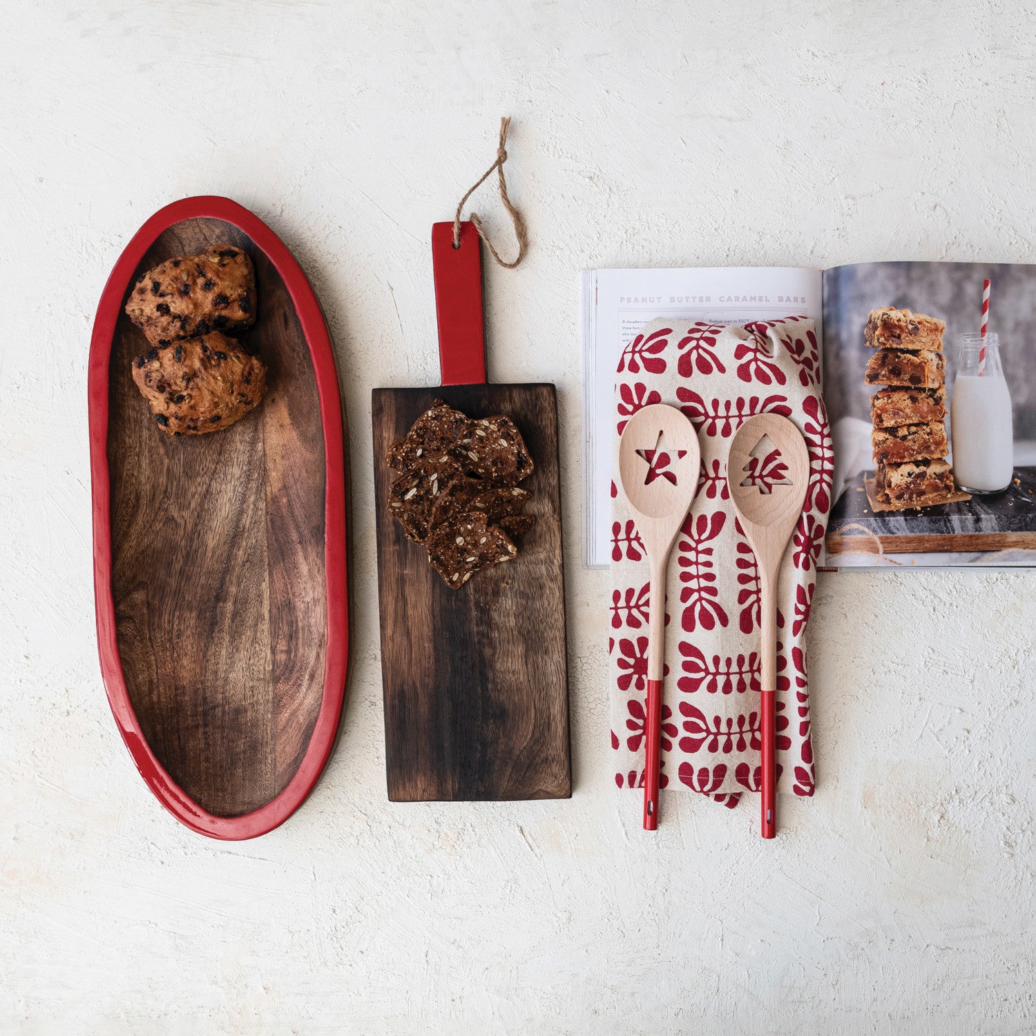 Acacia Wood Spoon with Cut Out