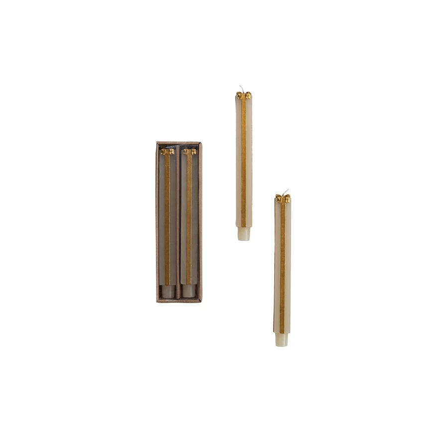 Unscented Package Shaped Taper Candles