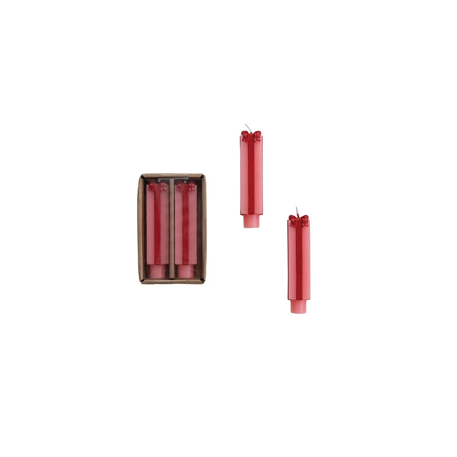 Unscented Package Shaped Taper Candles