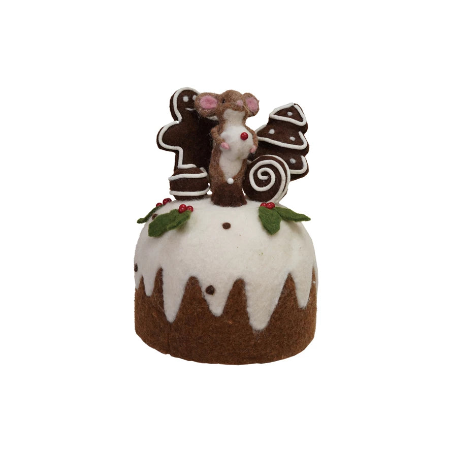 Handmade Wool Felt Cake