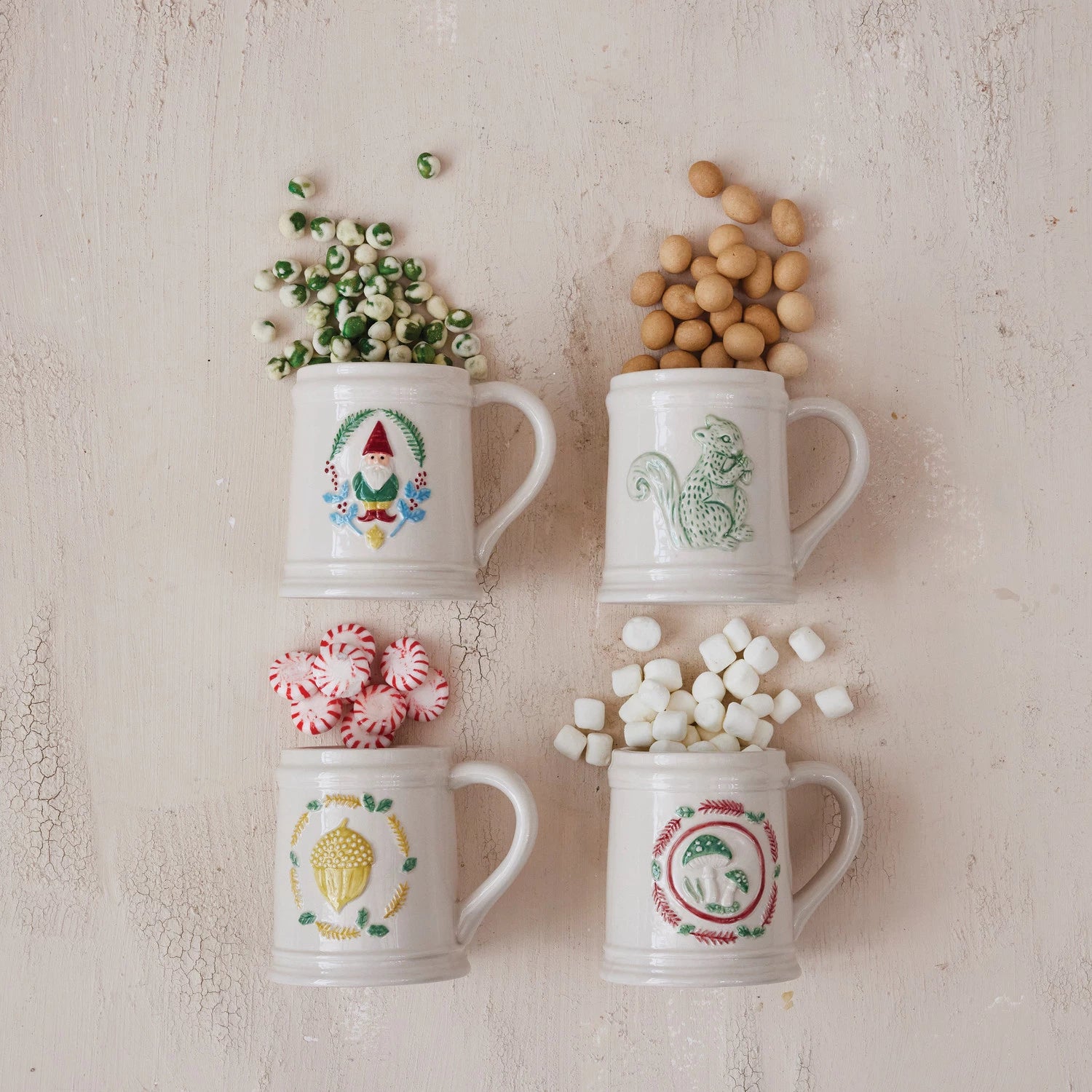 Hand-Painted Woodland Mug