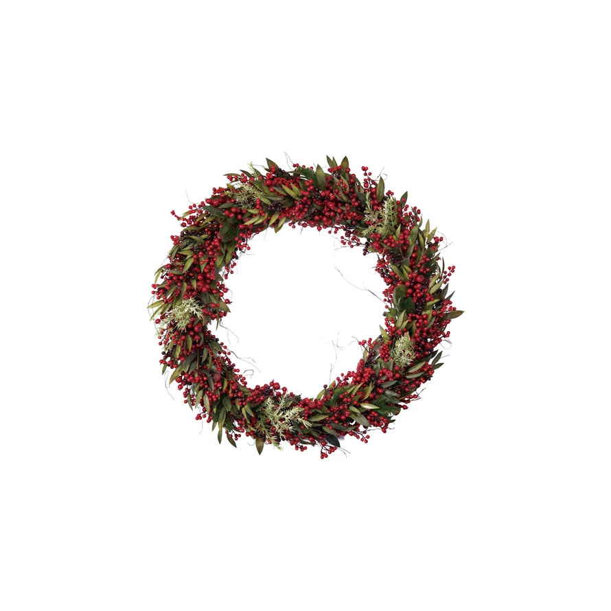 Red Berry & Crabapple Wreath