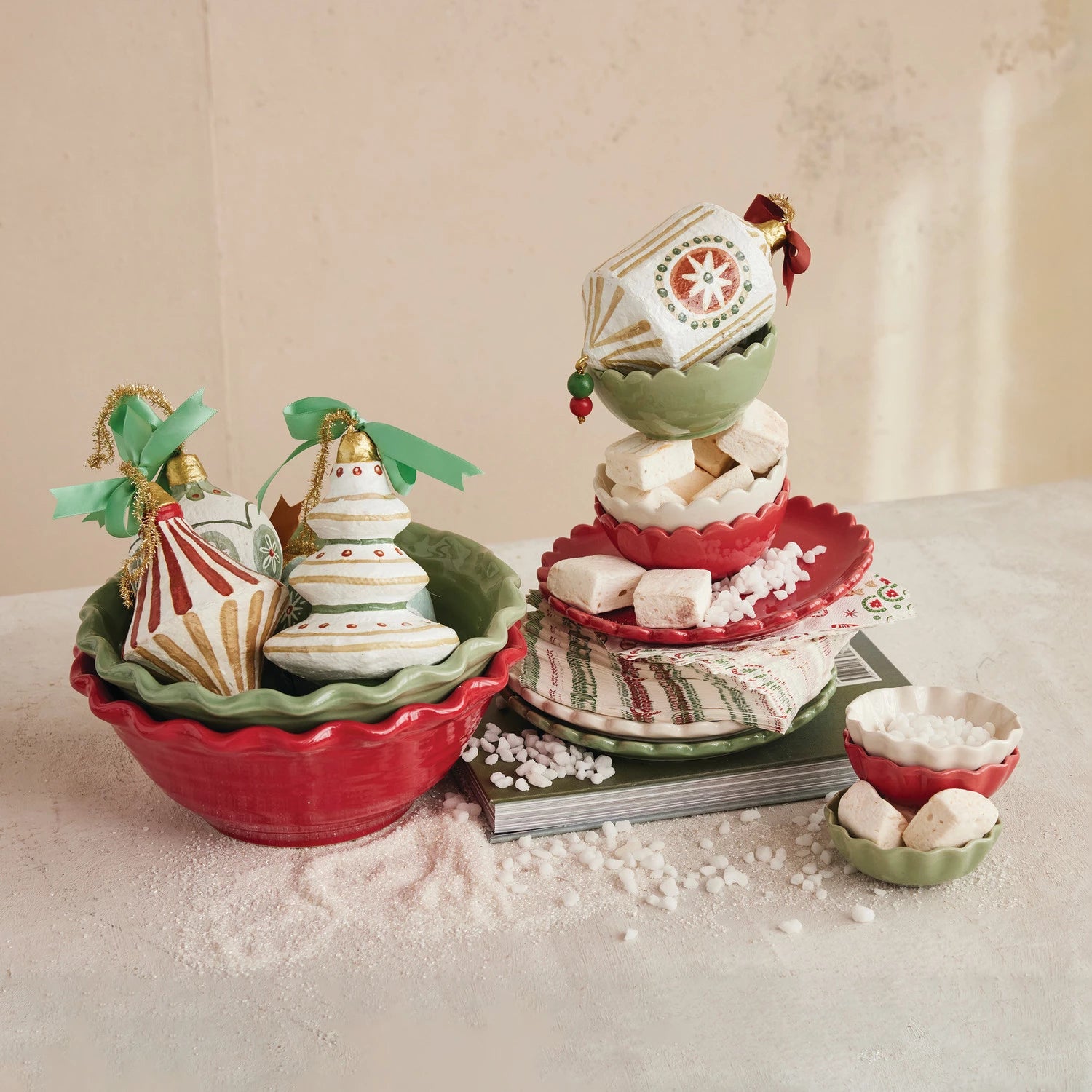 Stoneware Scalloped Collection