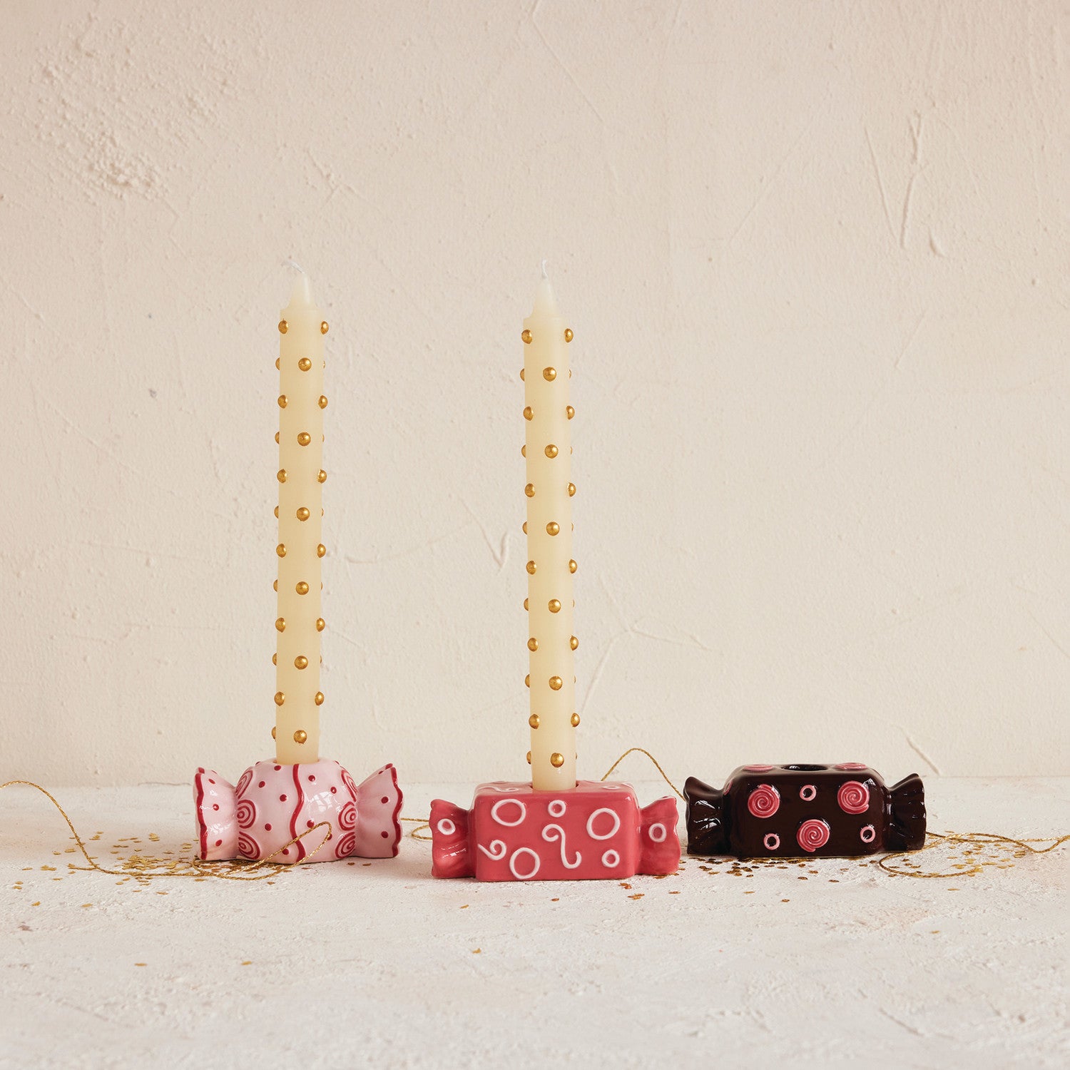 Ceramic Candy Taper Holder