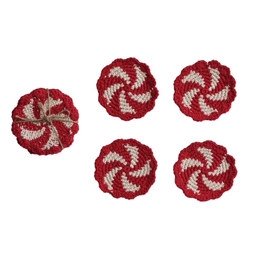 Crocheted Candy Coasters