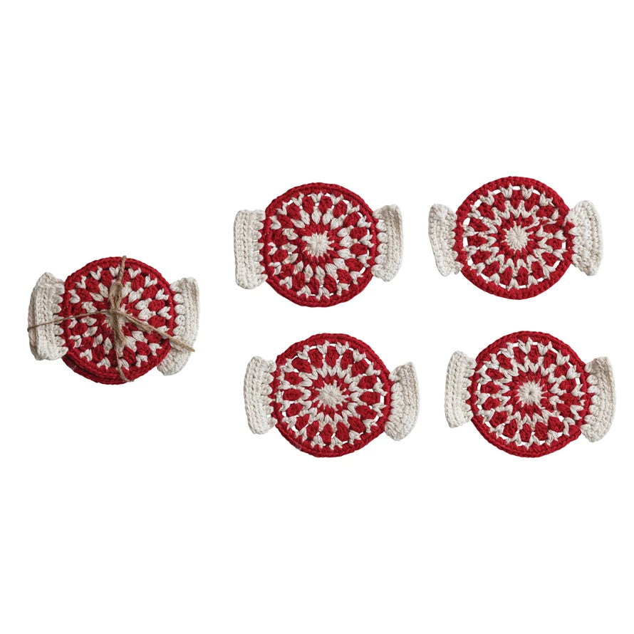 Crocheted Candy Coasters