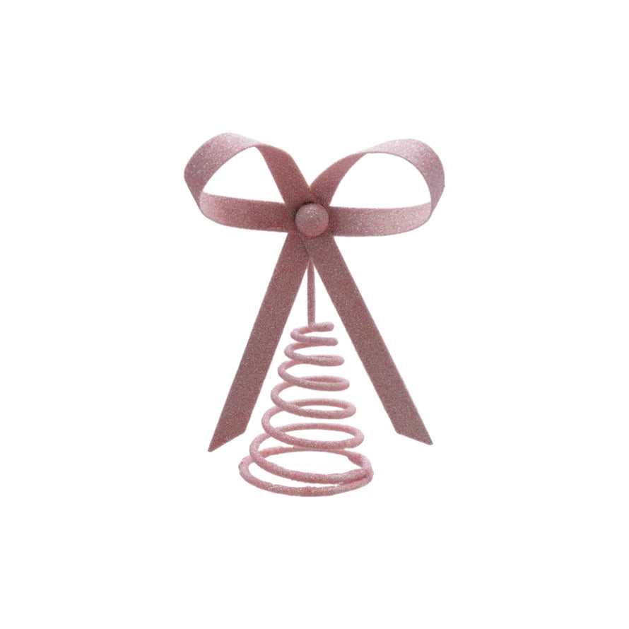 Metal Bow Tree Topper
