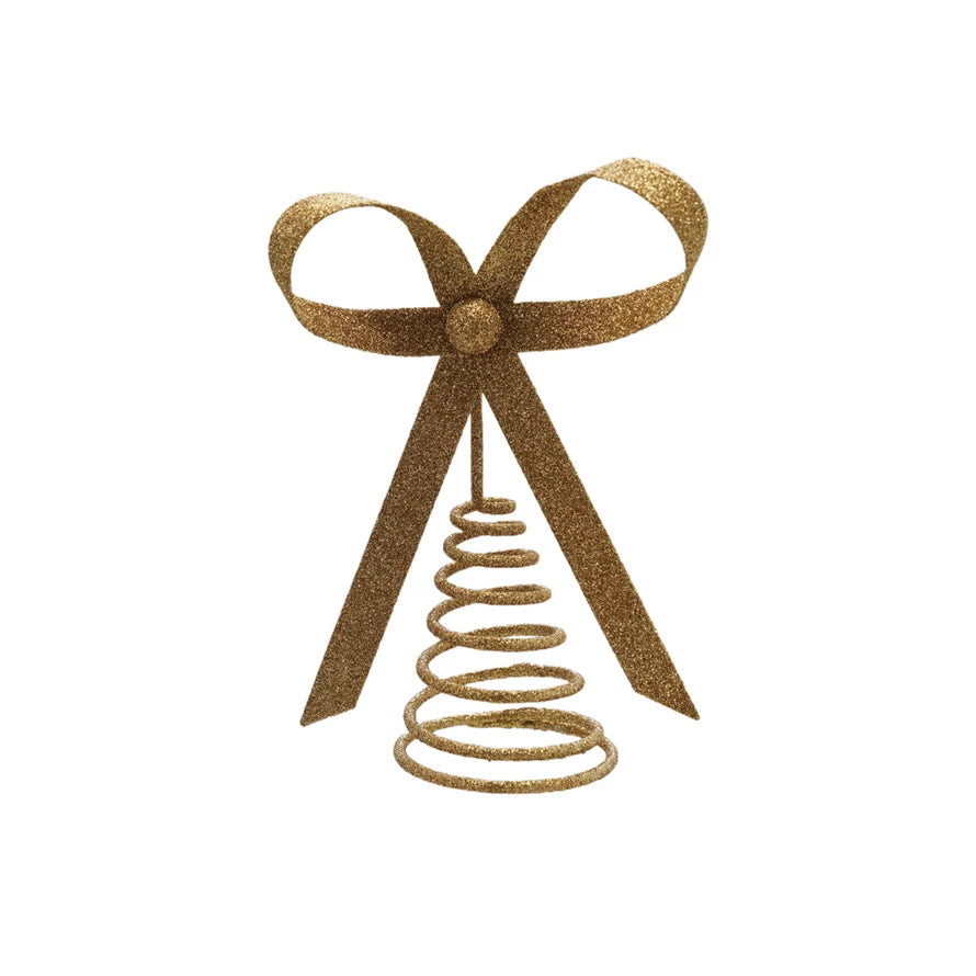 Metal Bow Tree Topper