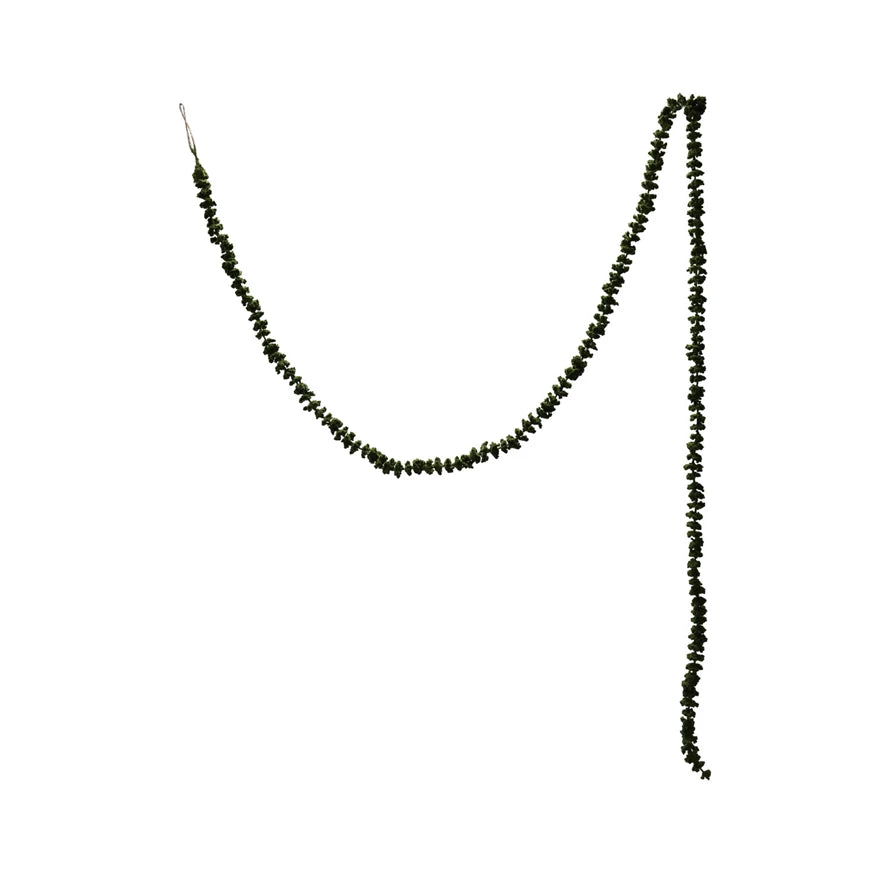 Flocked Foam Ball Garland