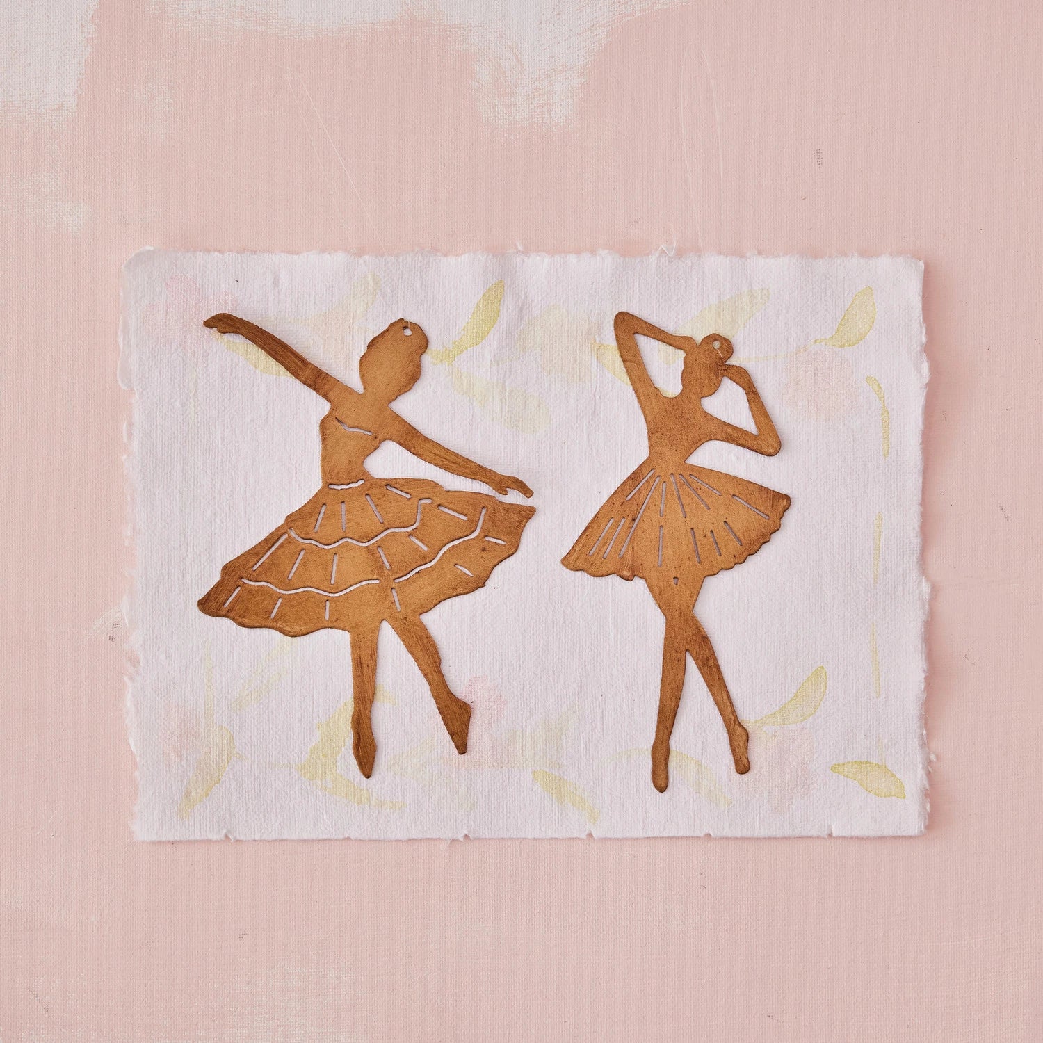 Cut-Out Metal Ballerina Ornament