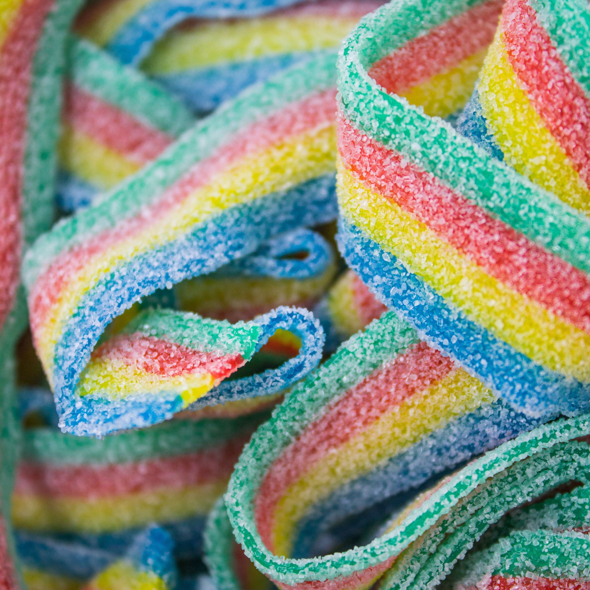 Sour Rainbow Belts