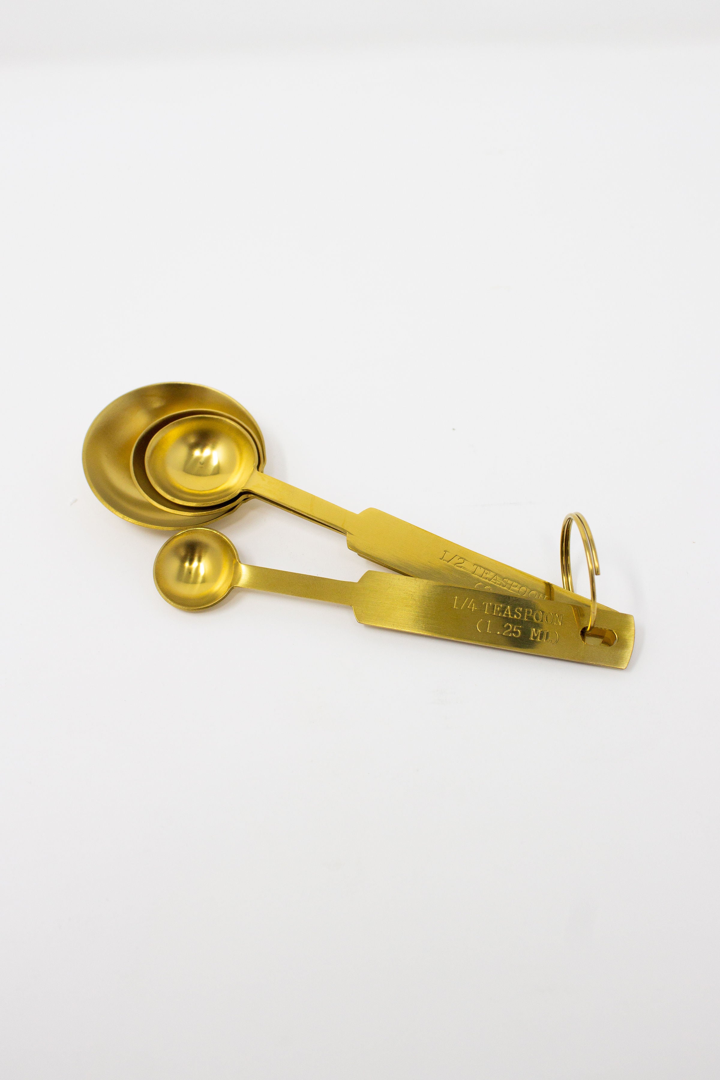 Gold Measuring Spoons