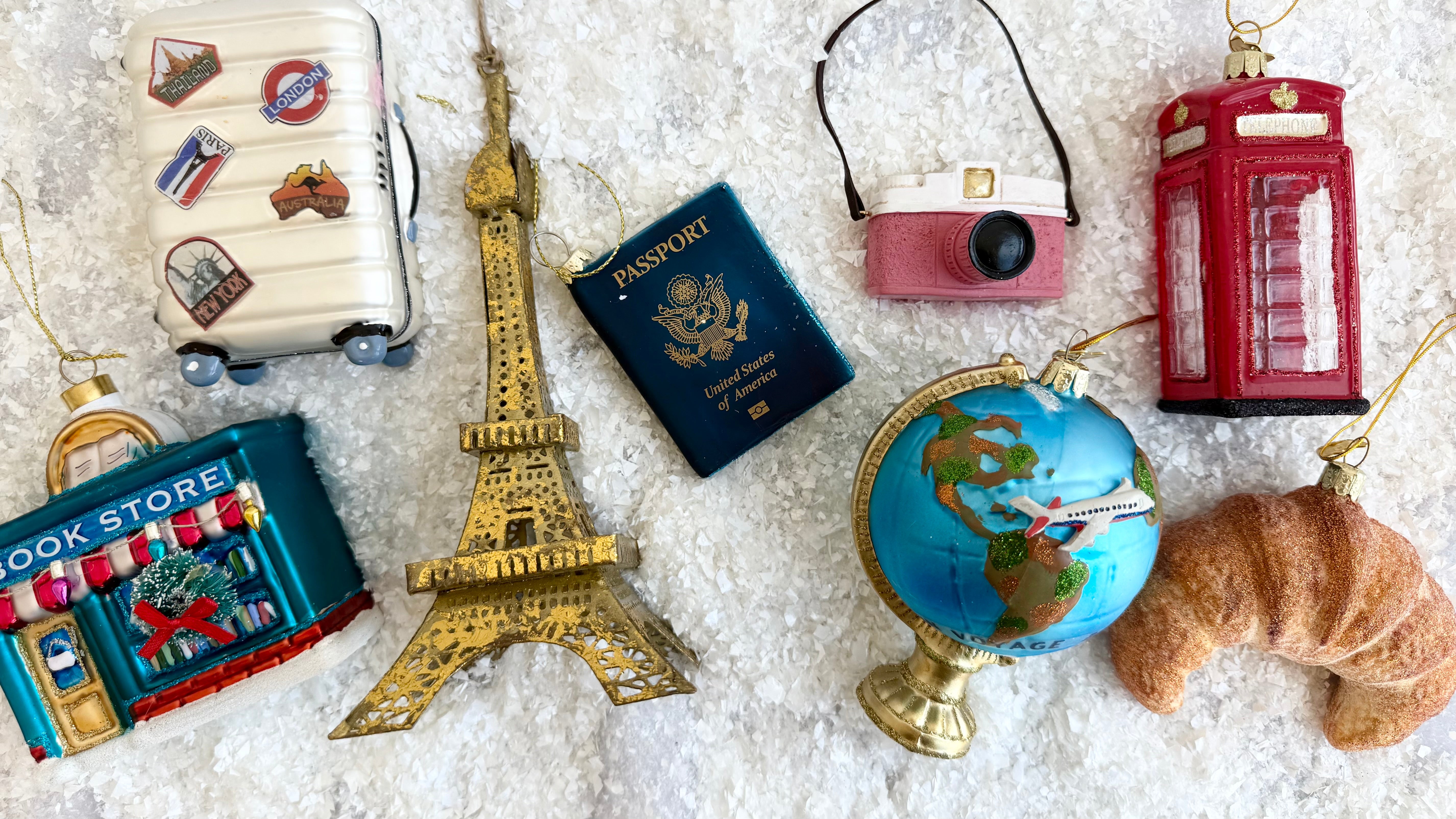 Travel Ornaments