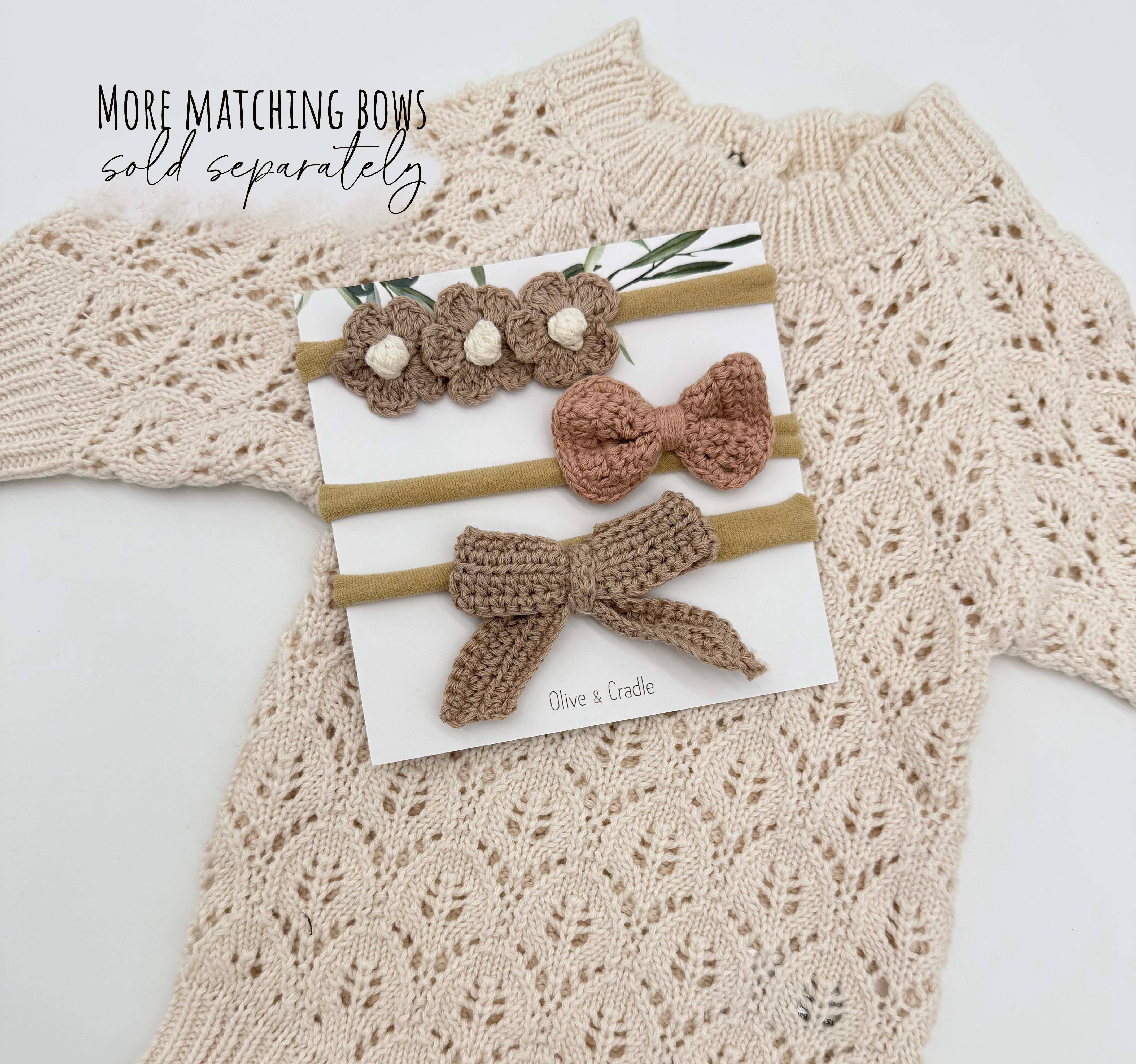 The Light Cream Lacey Knit Set