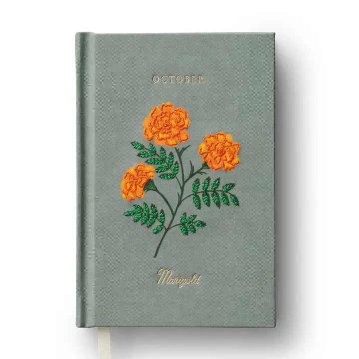 Birth Month Mini Embroidered Journal