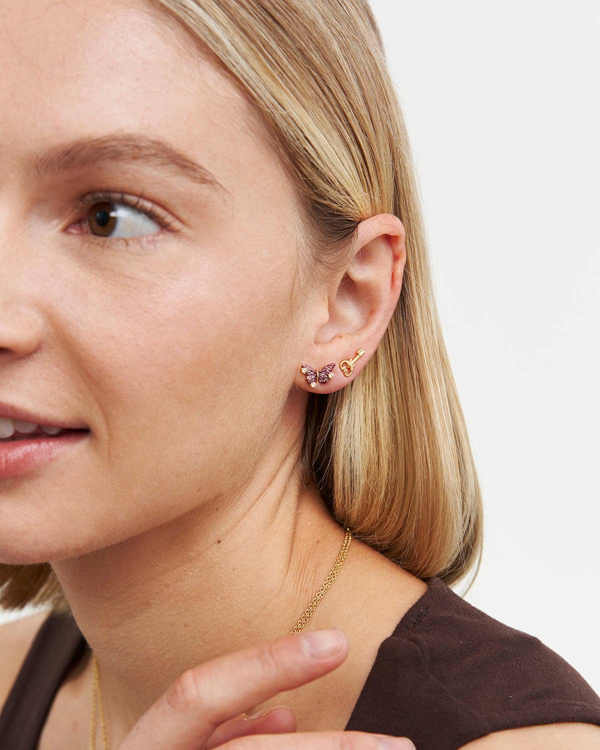 Eve Butterfly Stud Earring
