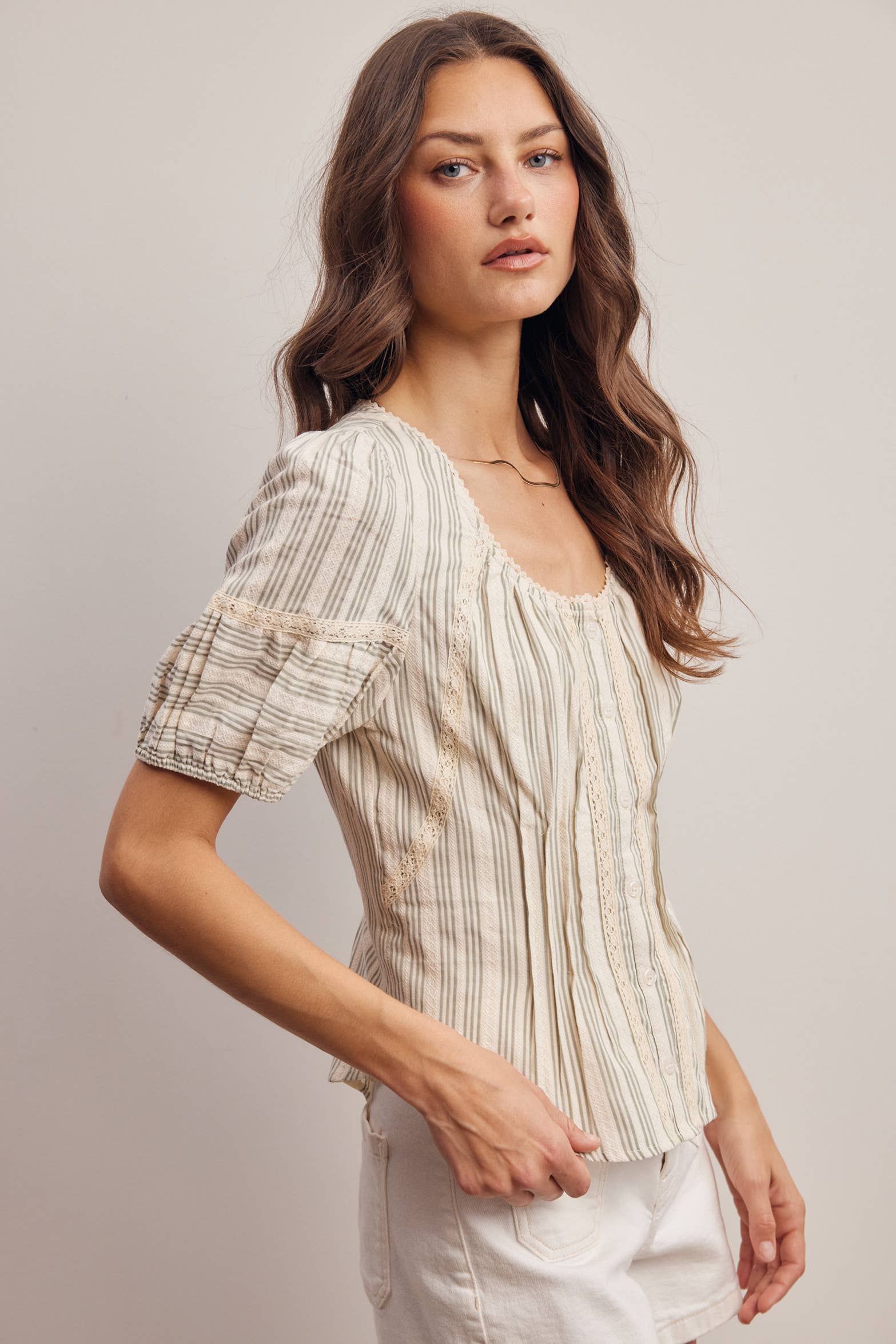 The Rory Stripped Blouse