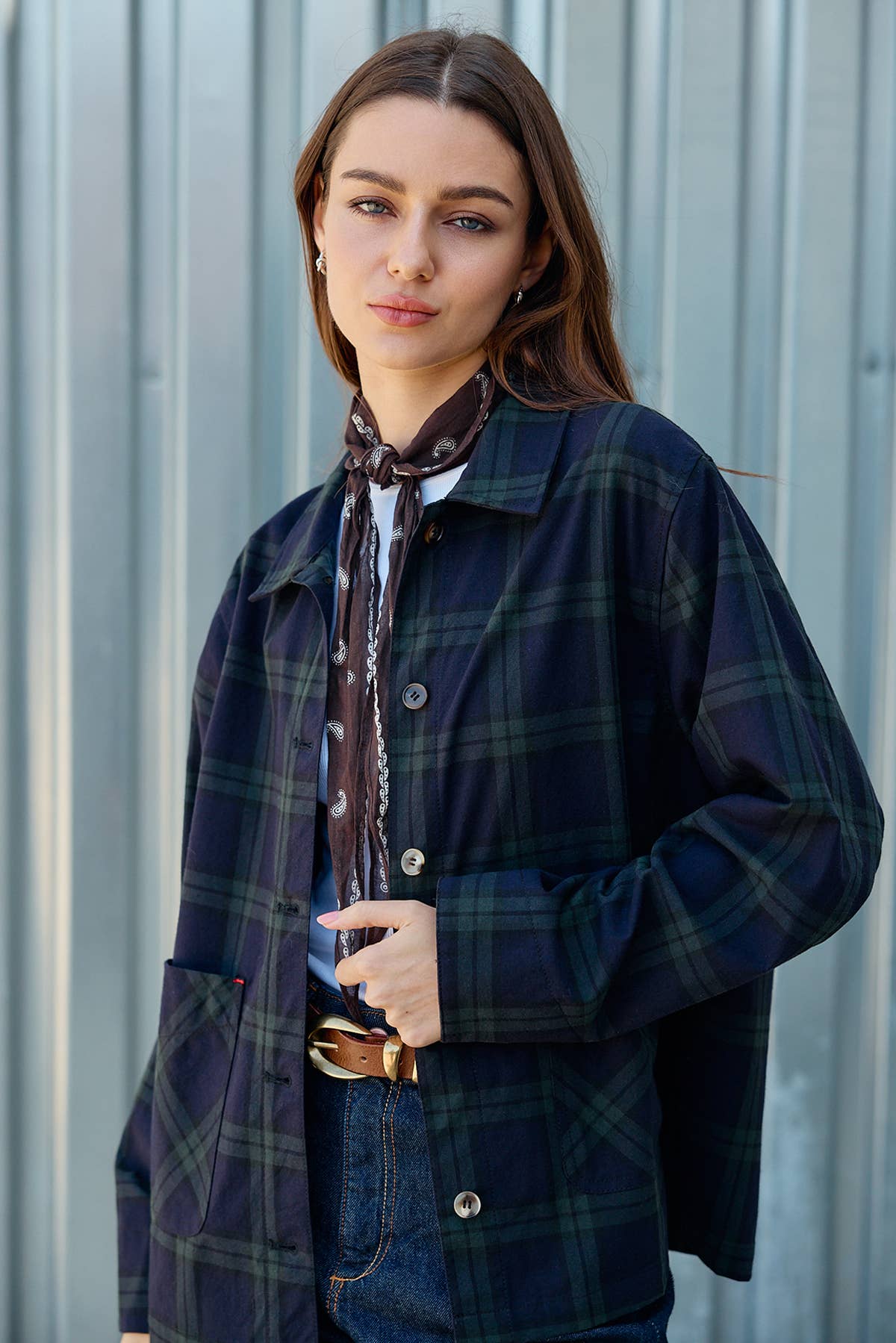 The Mia Plaid Jacket