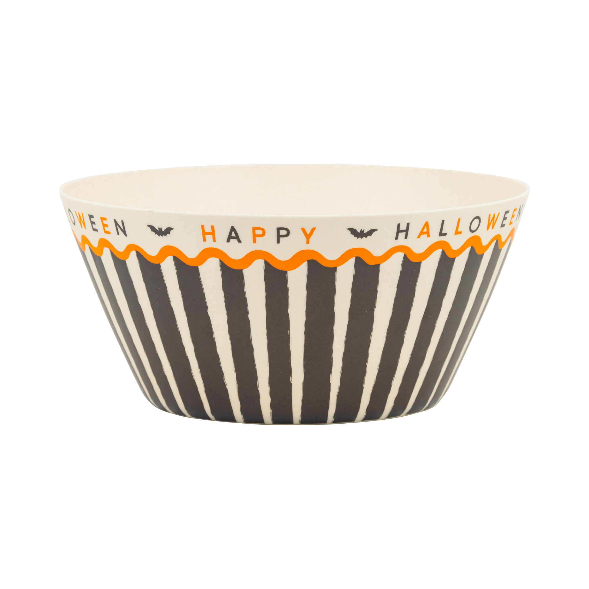 Happy Halloween Bamboo Bowl