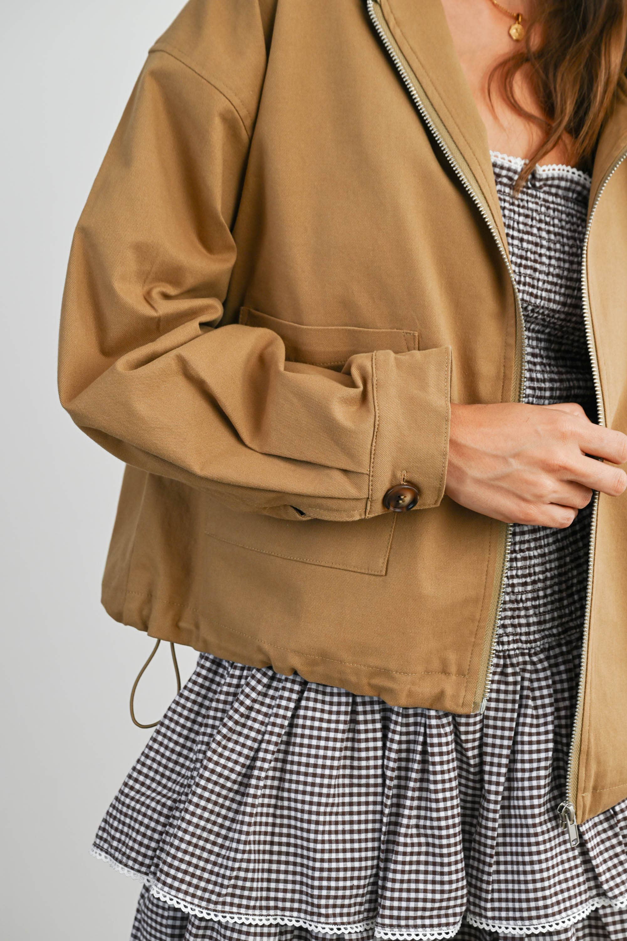 The Johnny Collared Zip-Up Jacket