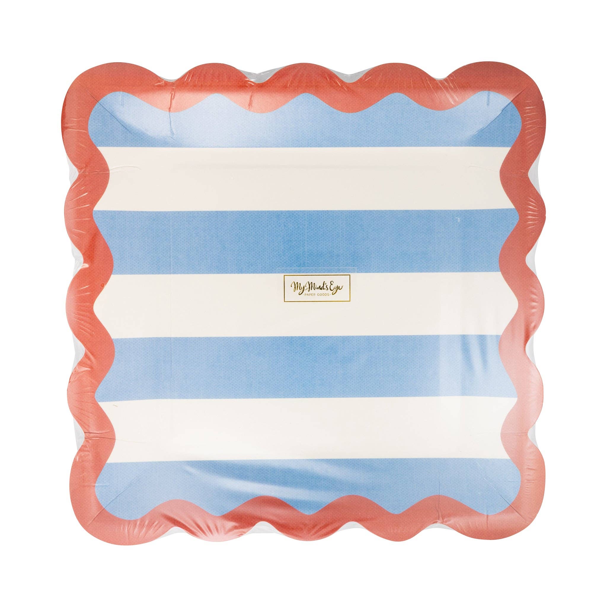 Hamptons Stripes Paper Plate
