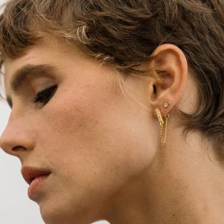 Tiny Dot Stud Earrings
