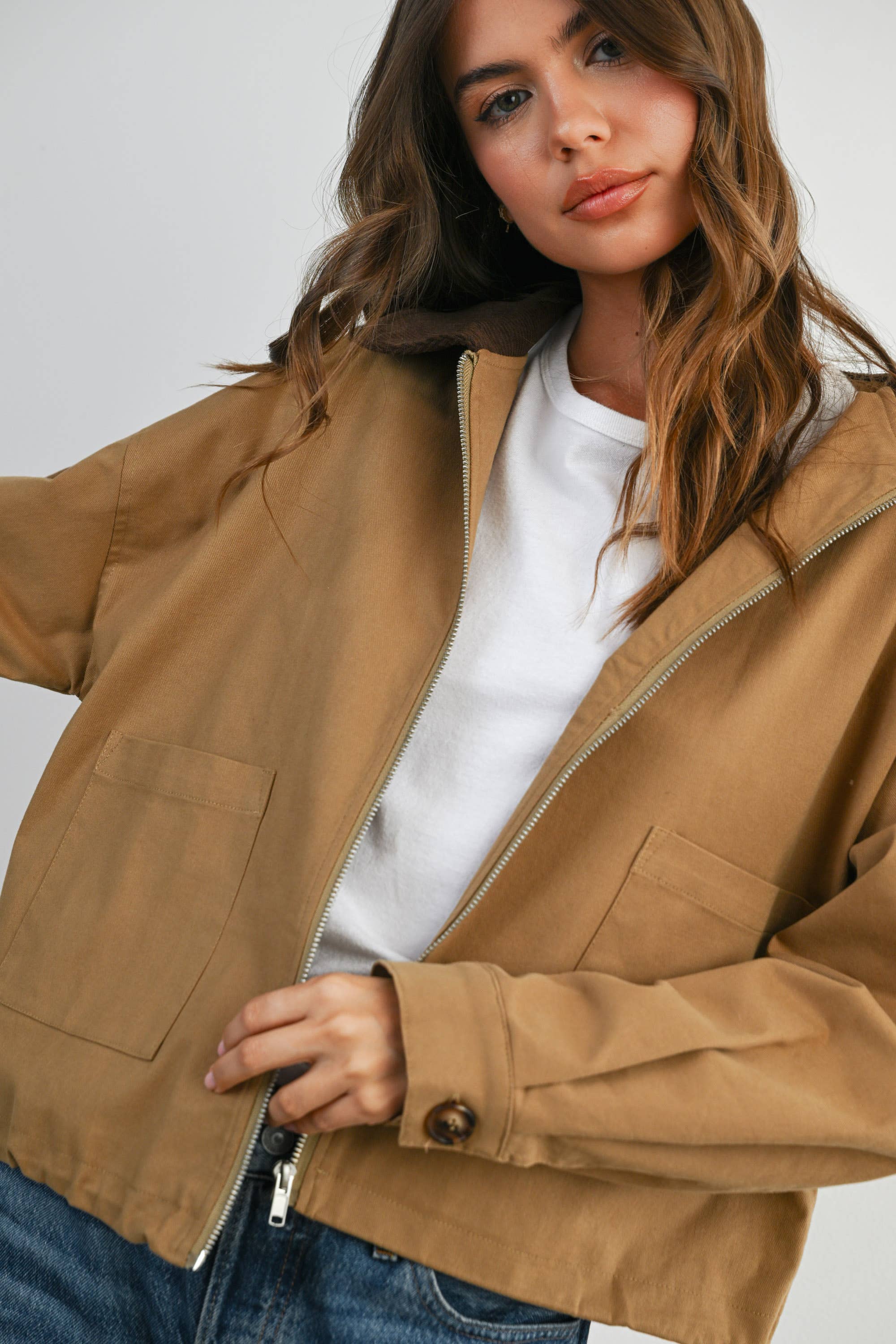 The Johnny Collared Zip-Up Jacket
