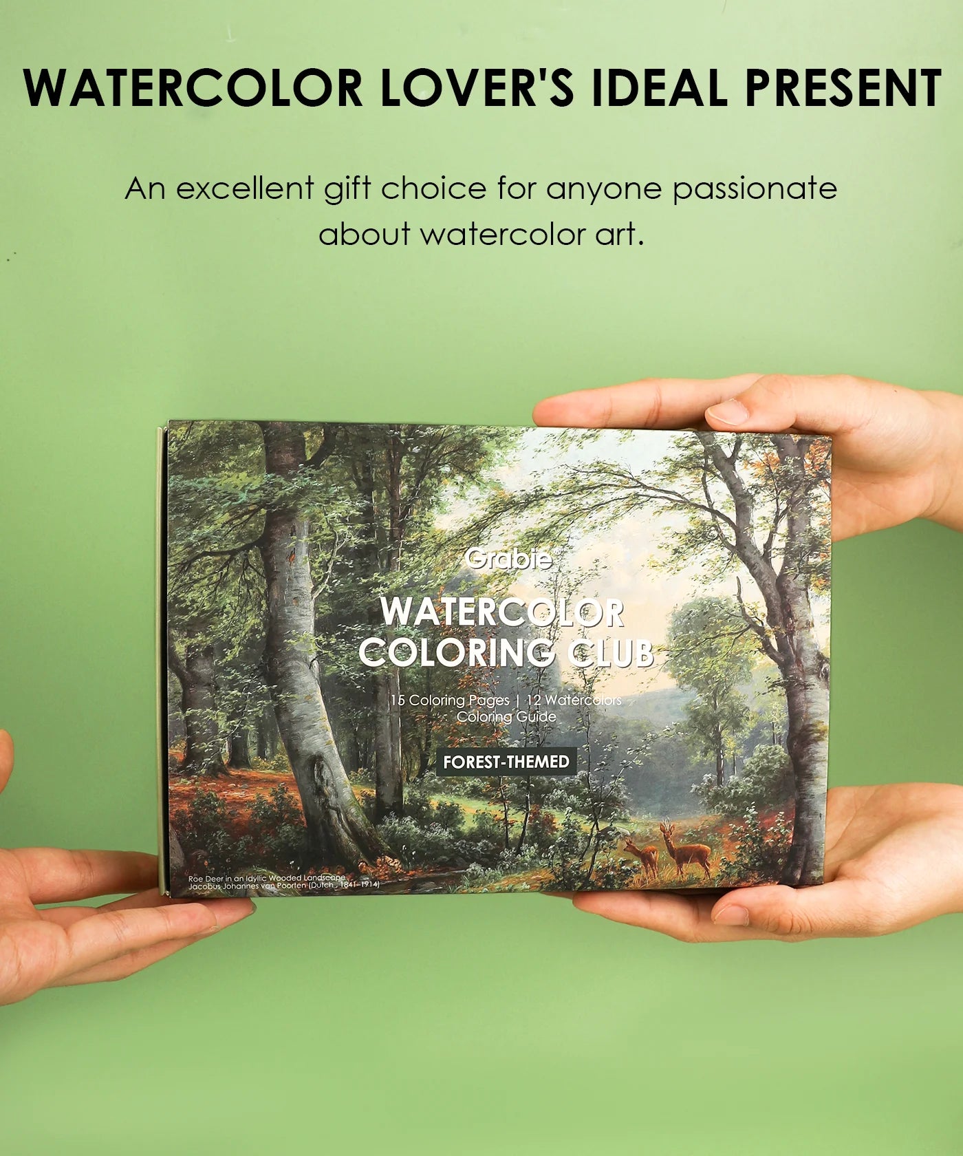 Themed Watercolor Coloring Club Box