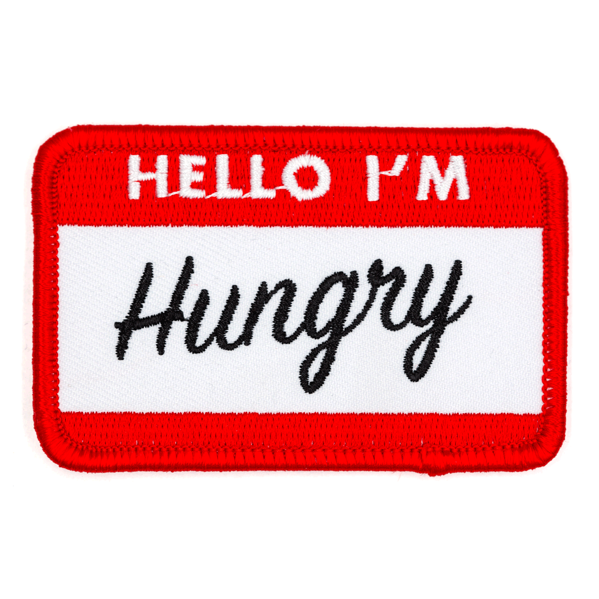 Iron on Patch: Hello I'm Hungry