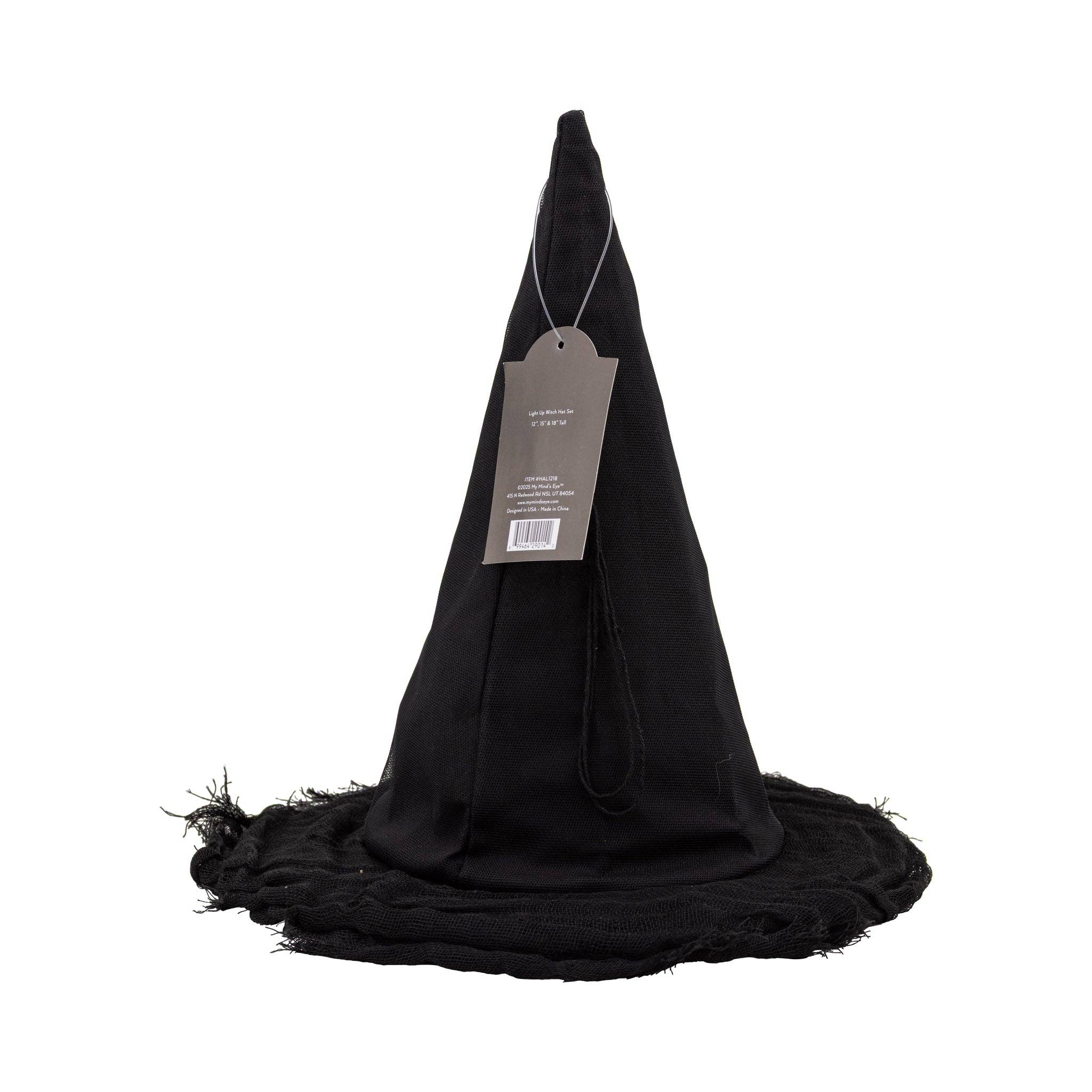 Light up Witch Hat Set