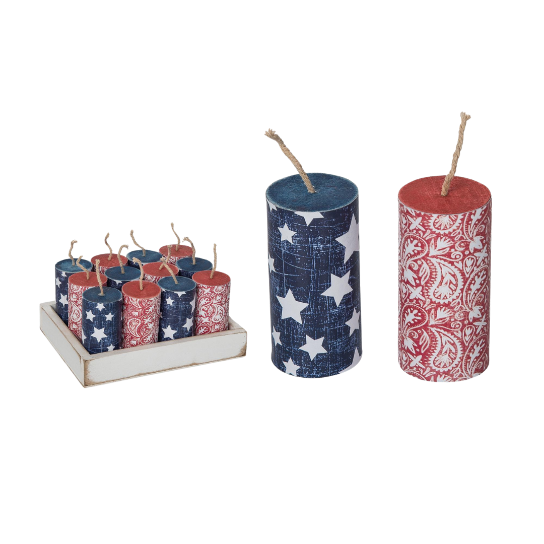Patriotic Firecracker Decor