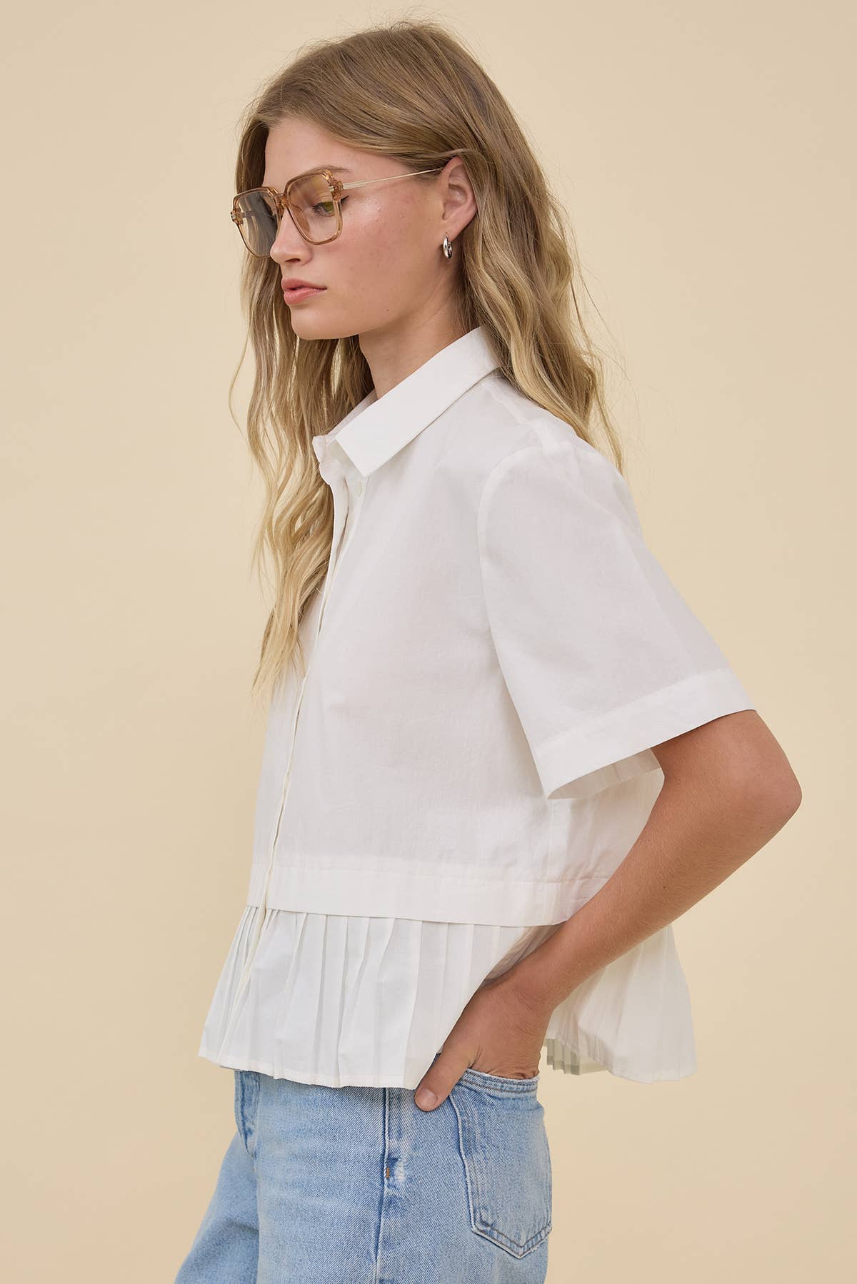 The Pippin Pleated Top