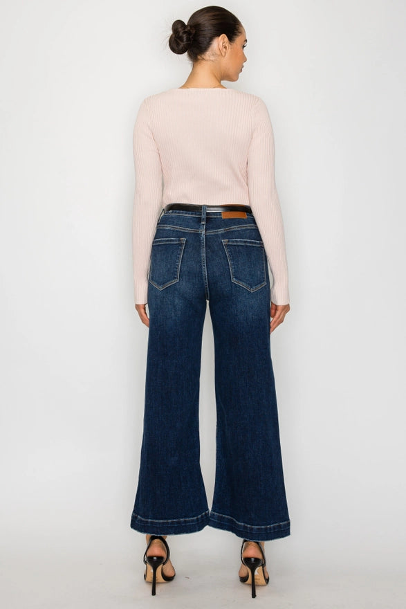The Valentina Cropped Palazzo Jean