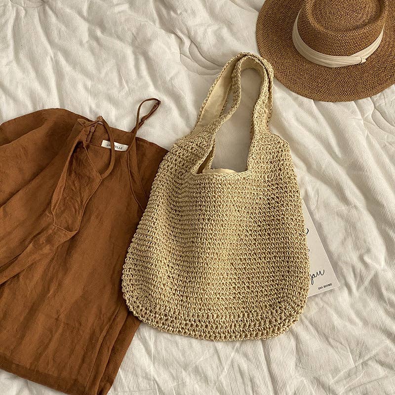 The Summer Woven Shoulder Bag